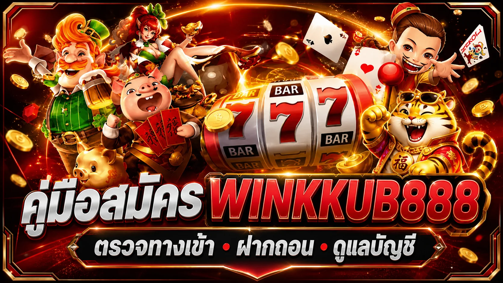 WINKKUB888 สมัคร | วิธีตรวจทางเข้าและฝากถอน